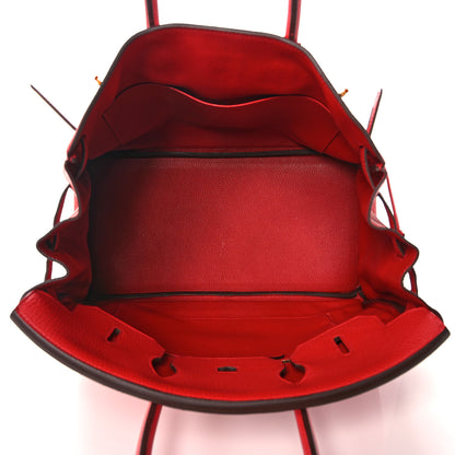 Hermes Togo Birkin 35 Rouge Casaque 15 of 41