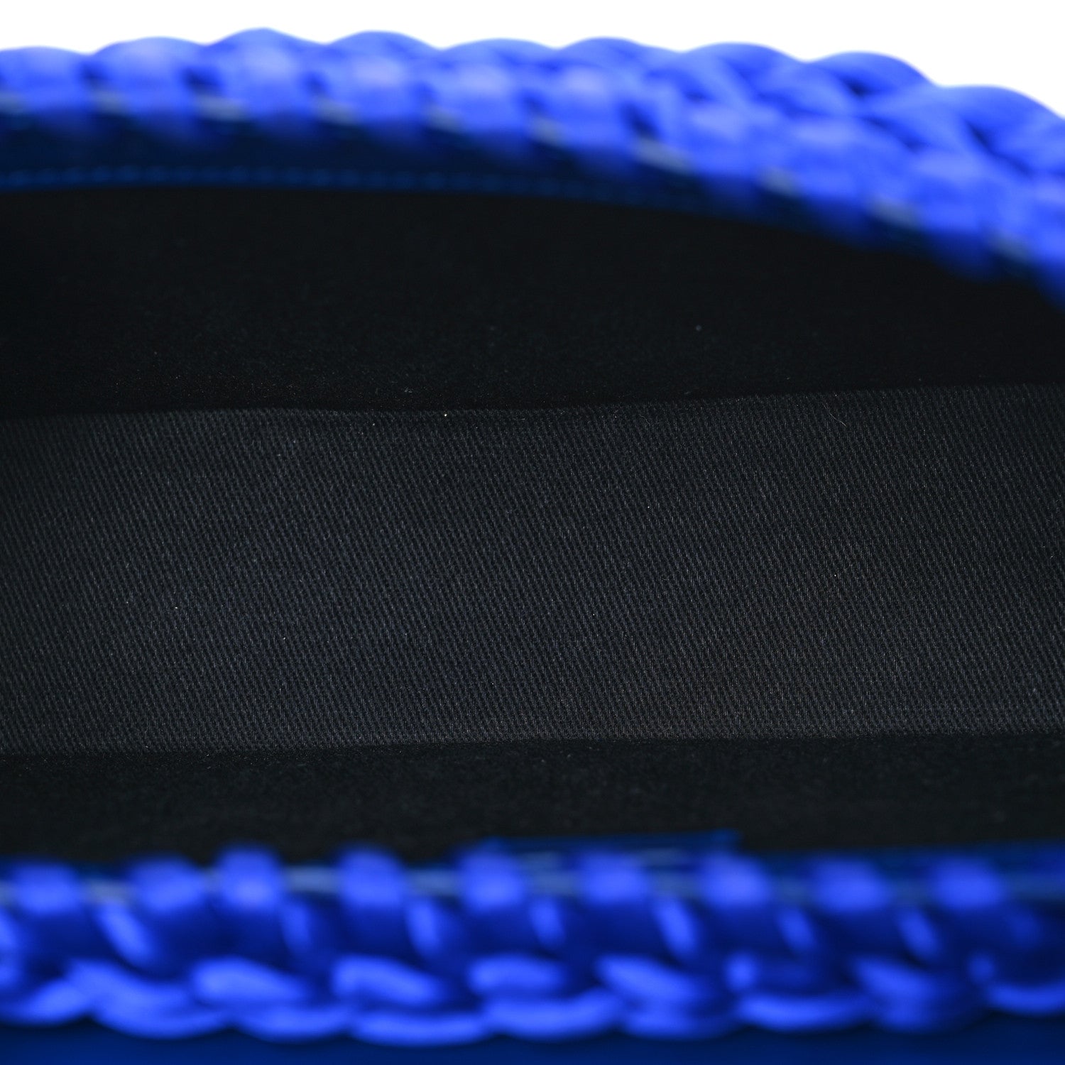 Tom Ford Woven Satin Medium 001 Chain Bag Electric Blue 8 of 14