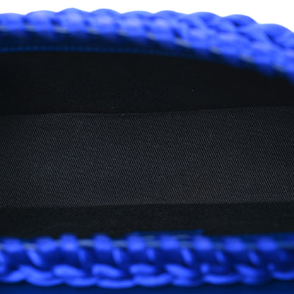 Tom Ford Woven Satin Medium 001 Chain Bag Electric Blue 8 of 14