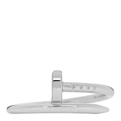 Cartier 18K White Gold Small Juste Un Clou Ring 50 5.25 1 of 4