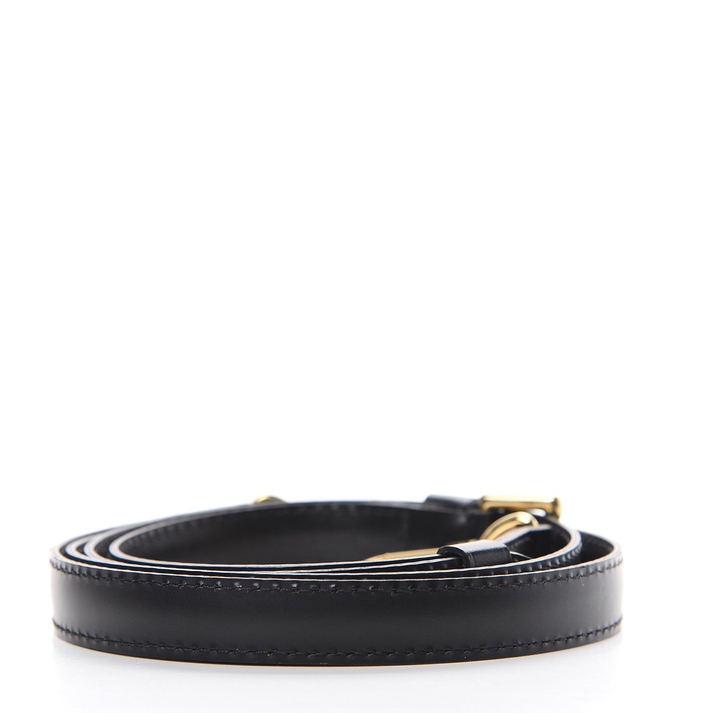 Calfskin 16mm Adjustable Shoulder Strap Black