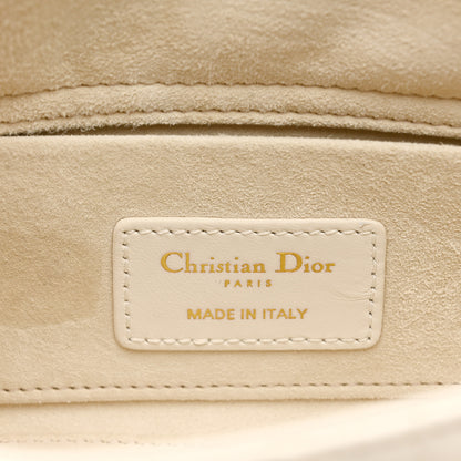 Christian Dior Lambskin Cannage Small Lady D-Joy Latte 6 of 10