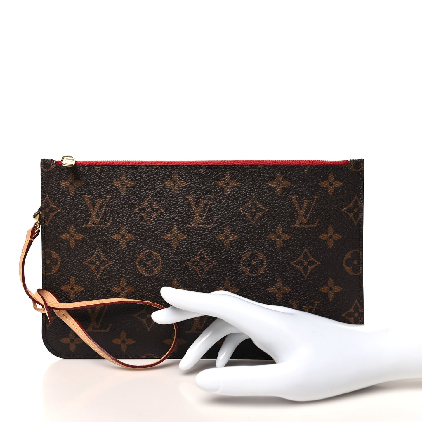 Monogram Neverfull MM GM Pochette Cherry