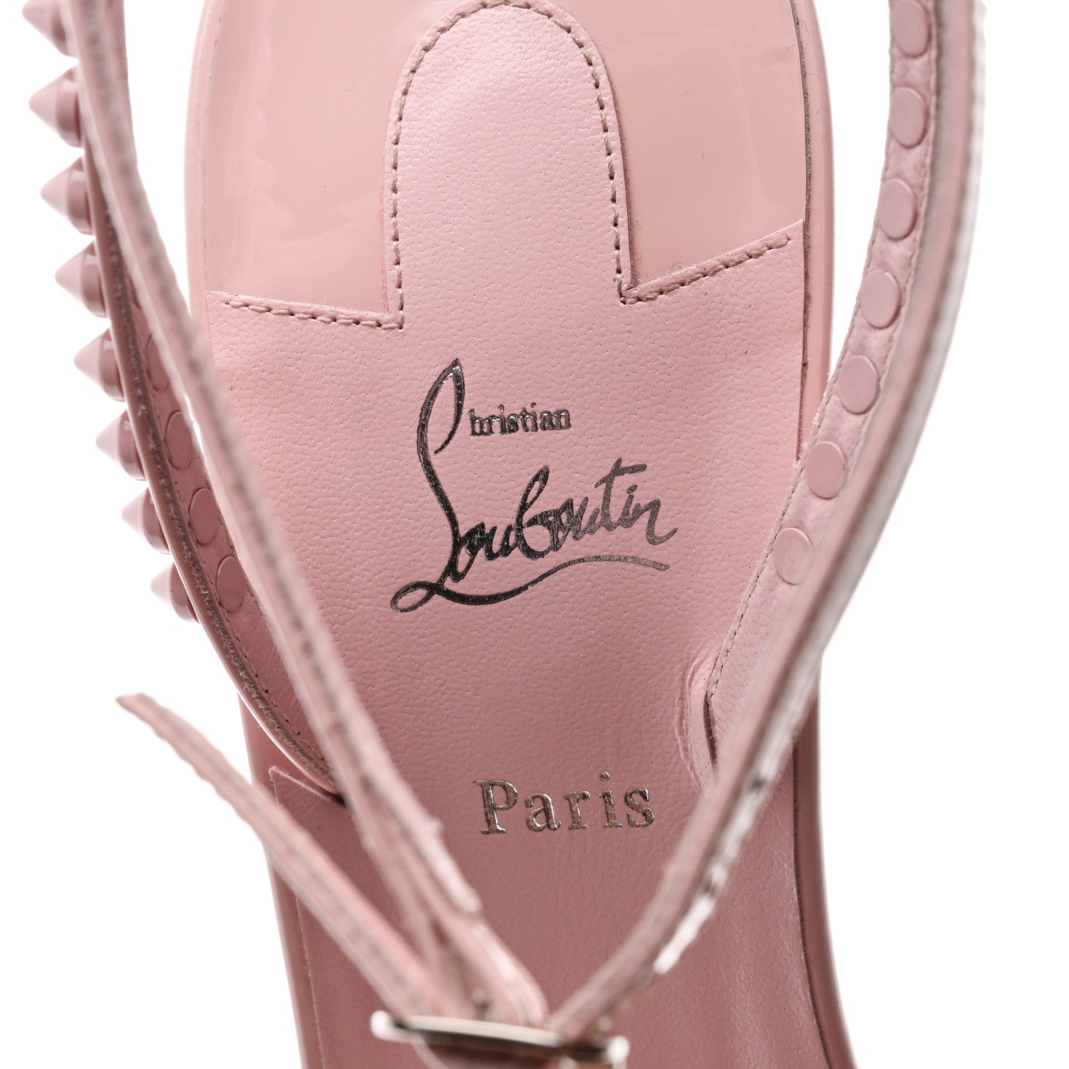 Christian Louboutin Patent So Me 100 Sandals 41 Rosy 7 of 8