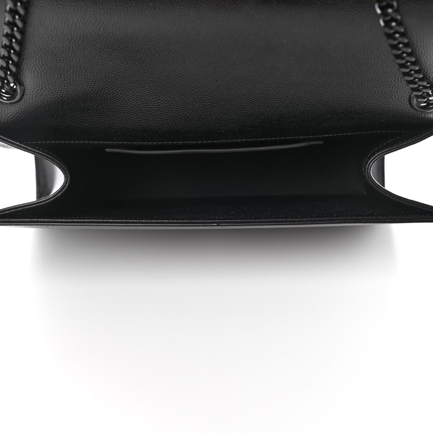 Grain De Poudre Medium Classic Monogram Kate Satchel Black