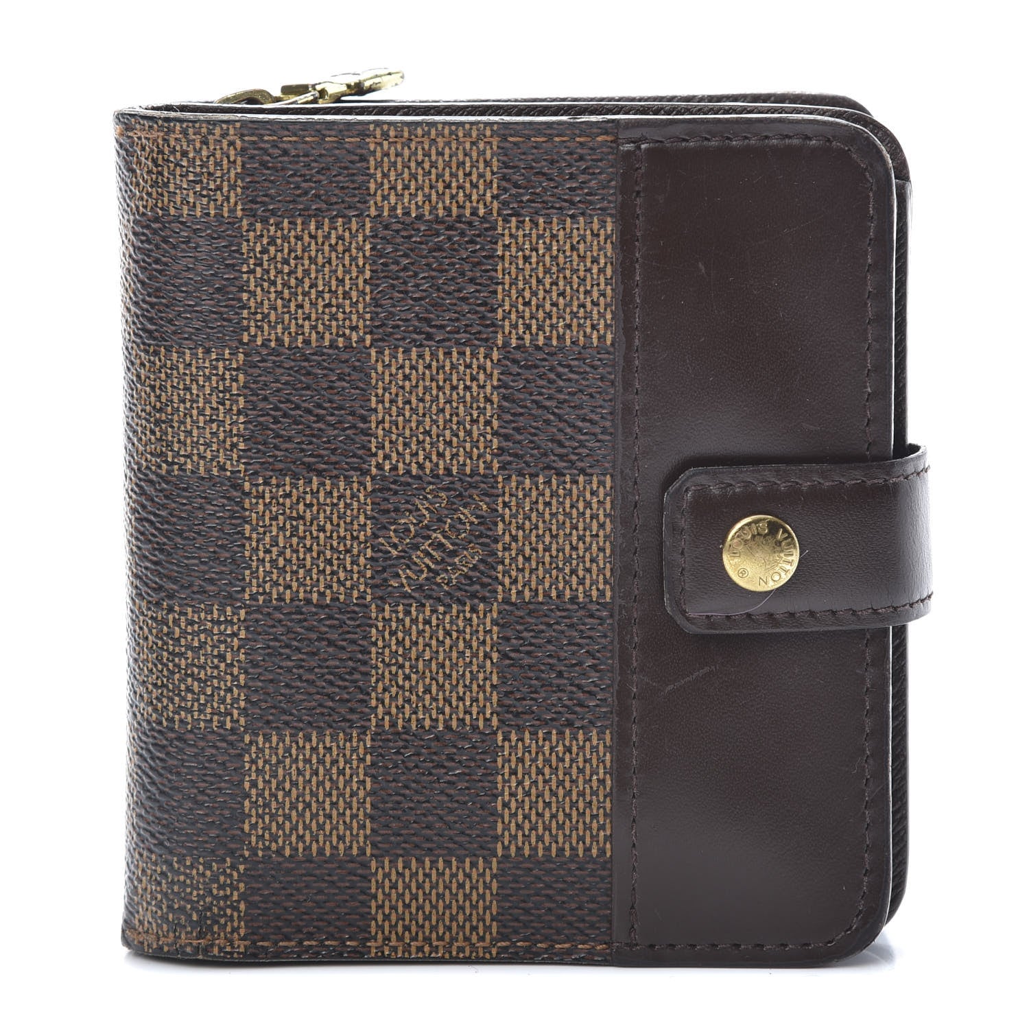 Louis Vuitton Damier Ebene Zippe Zipped Compact Wallet 1 of 13