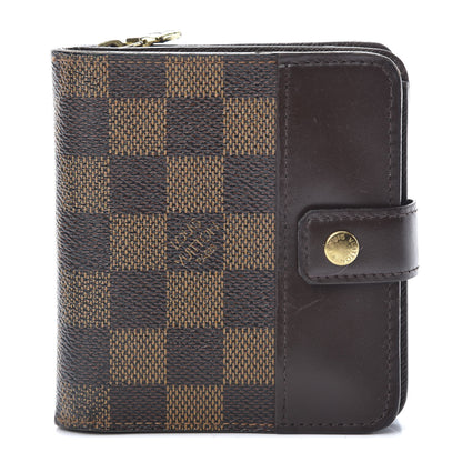 Louis Vuitton Damier Ebene Zippe Zipped Compact Wallet 1 of 13