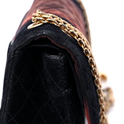 Chanel Ombre Velvet Quilted 2.55 Reissue 225 Flap Navy 14 of 16