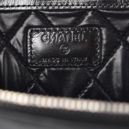 Chanel Calfskin Medium Je Ne Suis Pas En Solde Pouch Clutch Black 6 of 7