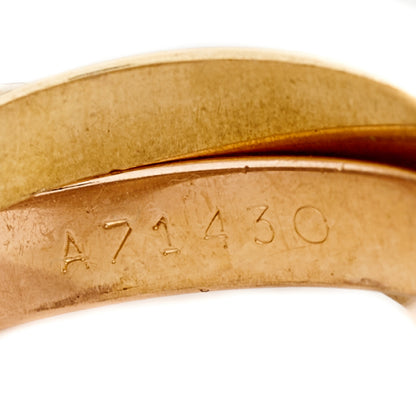 Cartier 18K Pink Yellow White Gold Classic Les Must De Cartier Trinity Ring 52 6 5 of 5