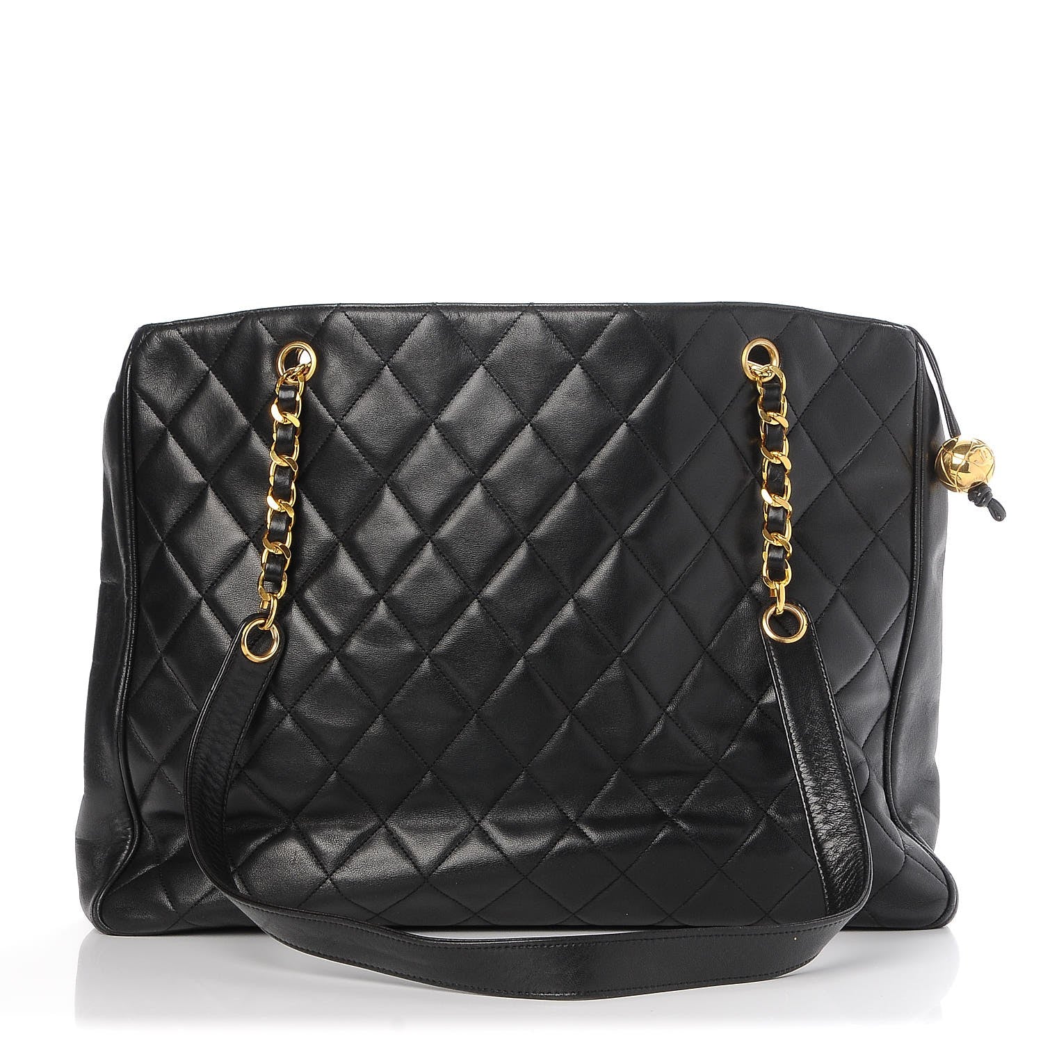 Chanel Lambskin Quilted Shoulder Bag Black 1 of 12