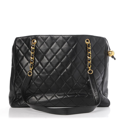 Chanel Lambskin Quilted Shoulder Bag Black 1 of 12