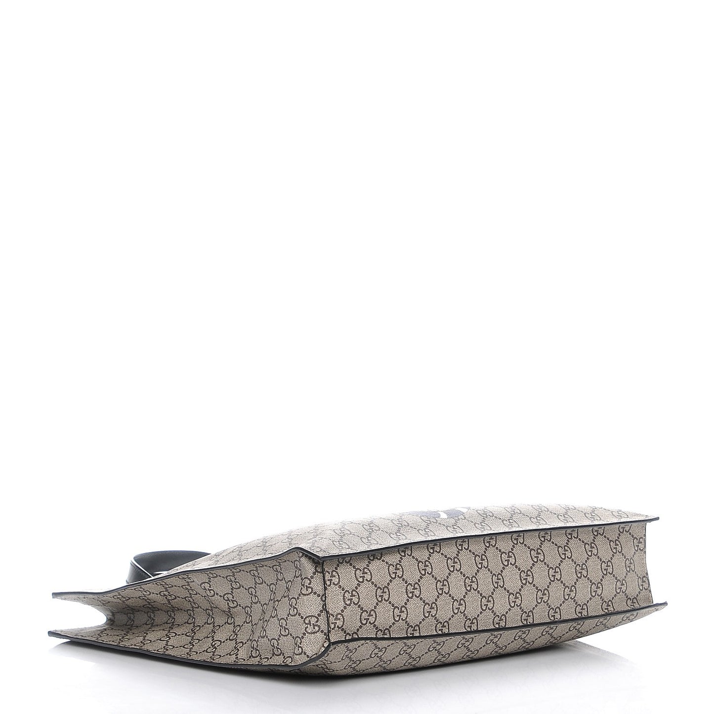 Soft GG Supreme Monogram Kingsnake Vertical Tote Black