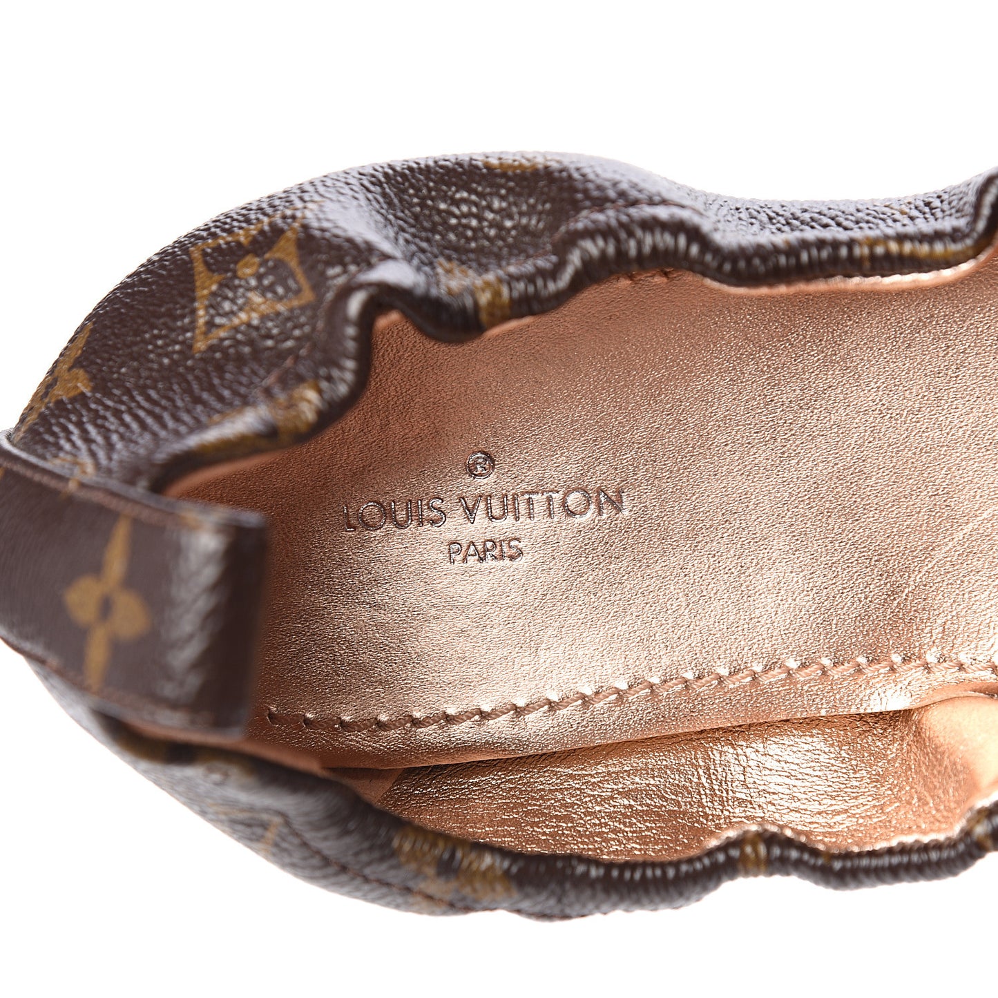 Monogram Flirty Ballet Flats 38 Rose Gold