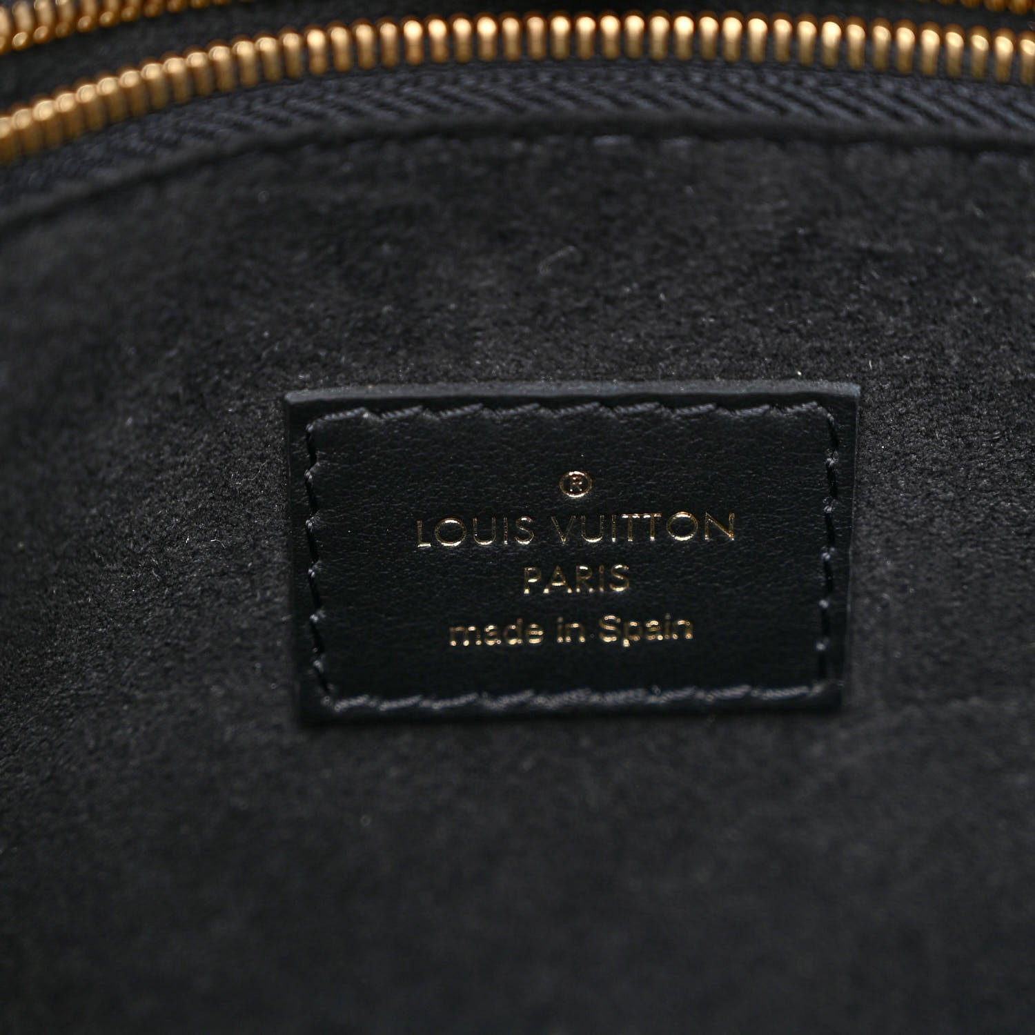 Louis Vuitton Calfskin Monogram On My Side PM Black 6 of 9