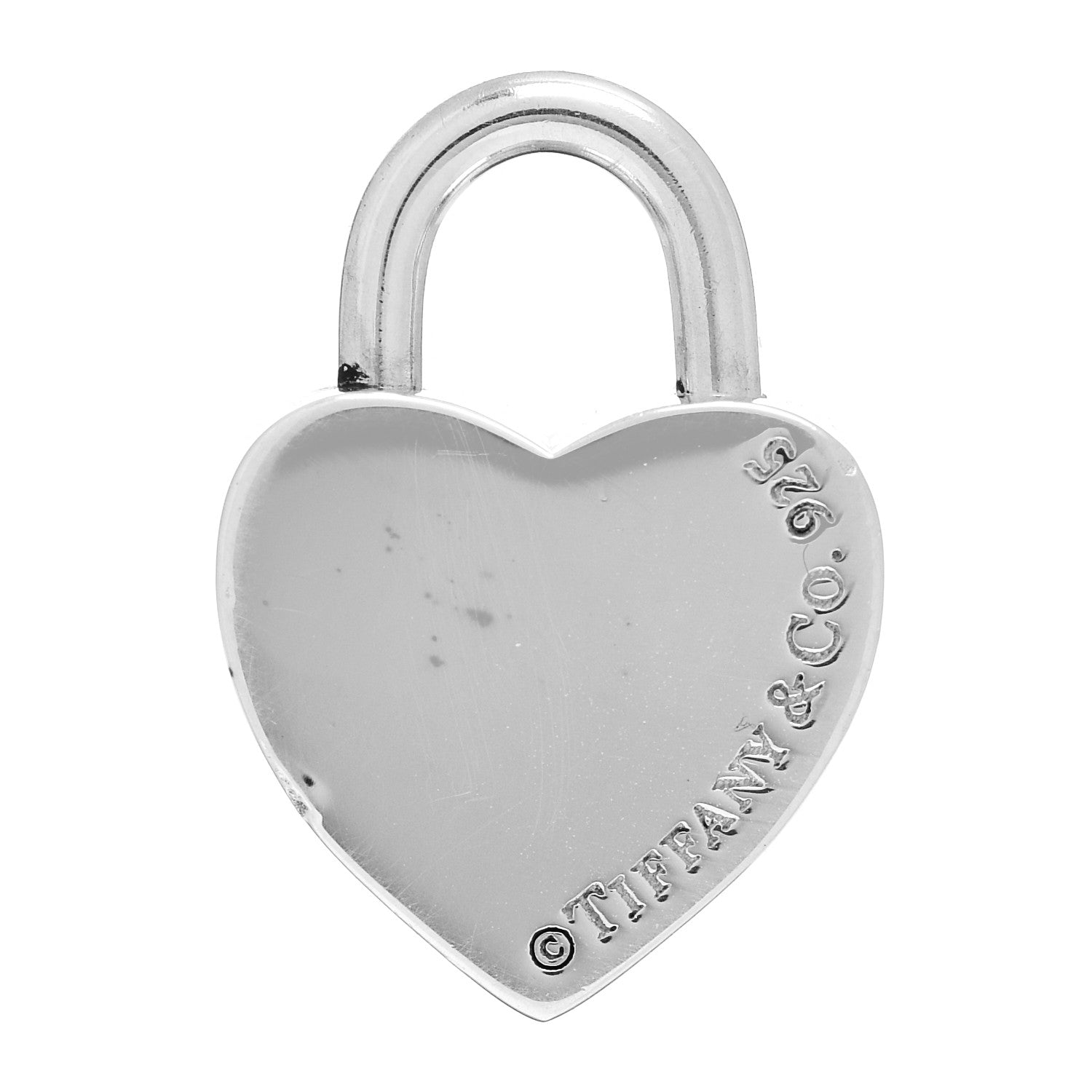 Tiffany Sterling Silver Return to Tiffany Heart Lock Pendant 3 of 3