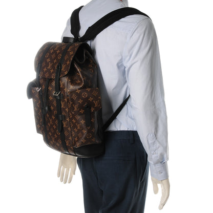 Louis Vuitton Monogram Macassar Christopher PM Backpack 2 of 7