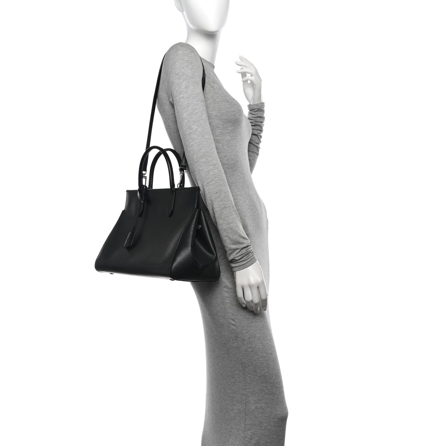 Louis Vuitton Epi Marly MM Black 2 of 13
