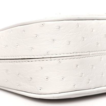 Prada Ostrich Re-Edition 2005 Shoulder Bag White 8 of 11