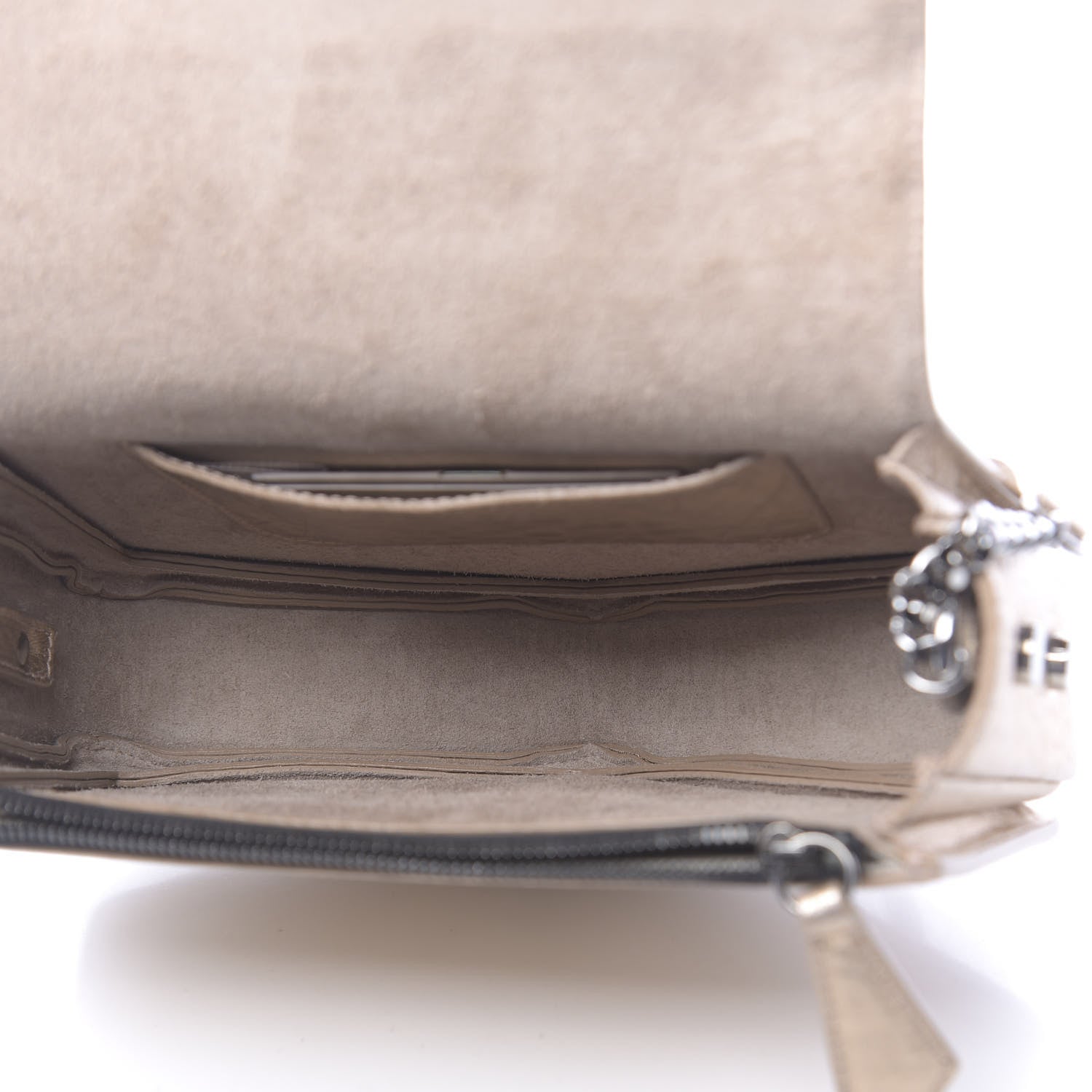 Jimmy Choo Metallic Grained Calfskin Arrow Crossbody Bag Light Gold 5 of 17