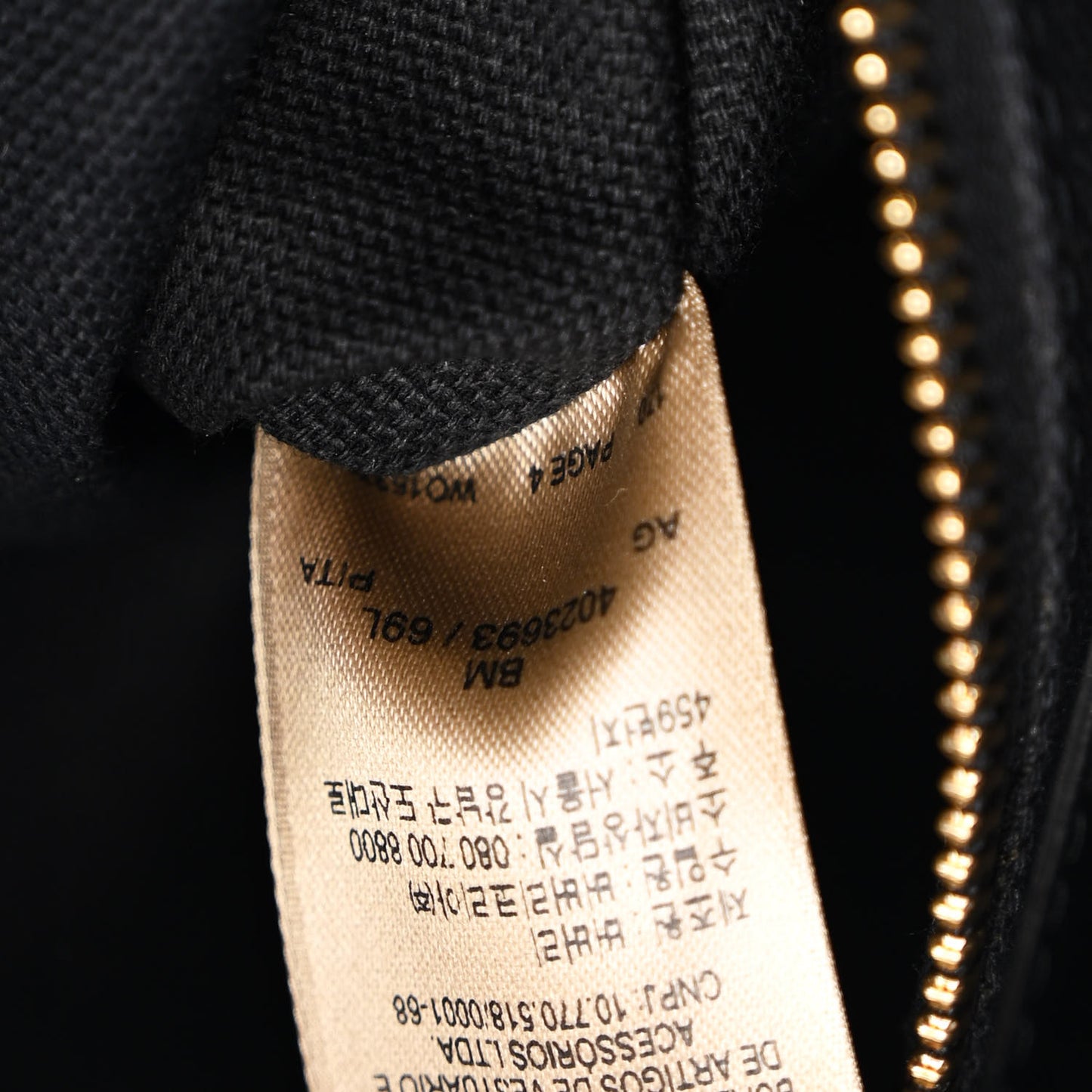 Derby Calfskin House Check Medium Banner Tote Black