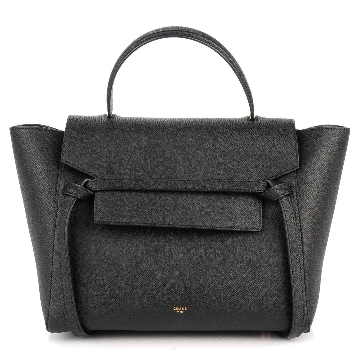 Celine Grained Calfskin Mini Belt Bag Black 1 of 9
