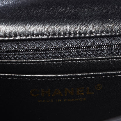 Chanel Lambskin Quilted Mini Rectangular Flap Black 7 of 11