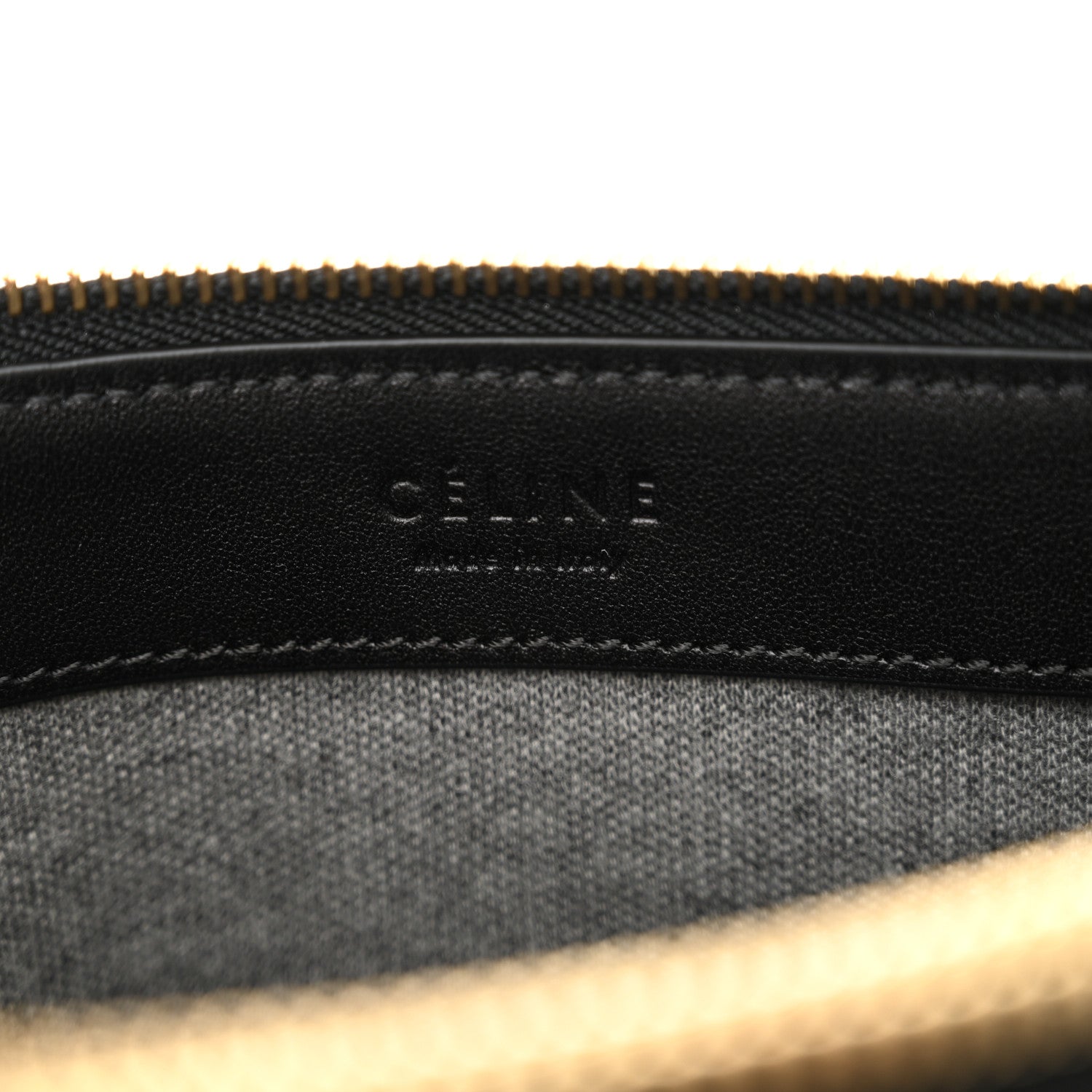 Celine Lambskin Large Trio Crossbody Bag Black 8 of 13