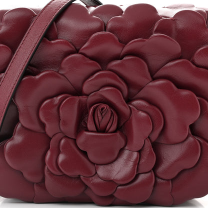 Valentino Garavani Nappa Atelier 03 Rose Edition Small Flap Crossbody Bag Cerise 7 of 9