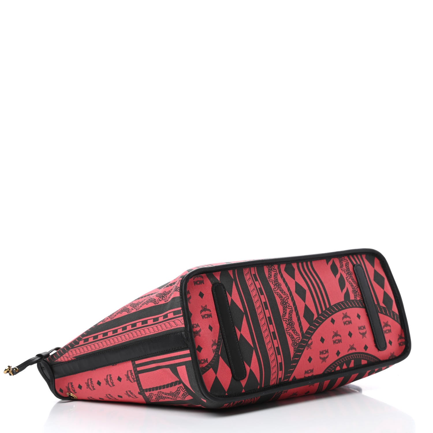 MCM Visetos Medium Liz Reversible Shopper Red 8 of 17