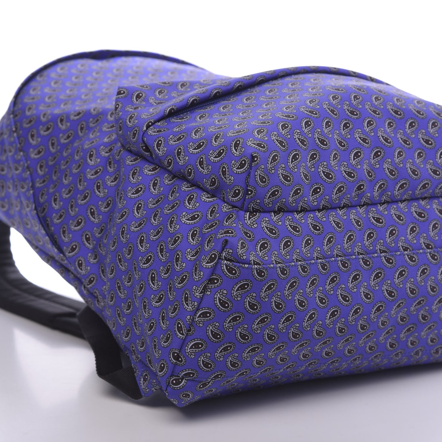 Balenciaga Sport Nylon Logo Paisley Print Wheel Backpack Navy Black 6 of 8