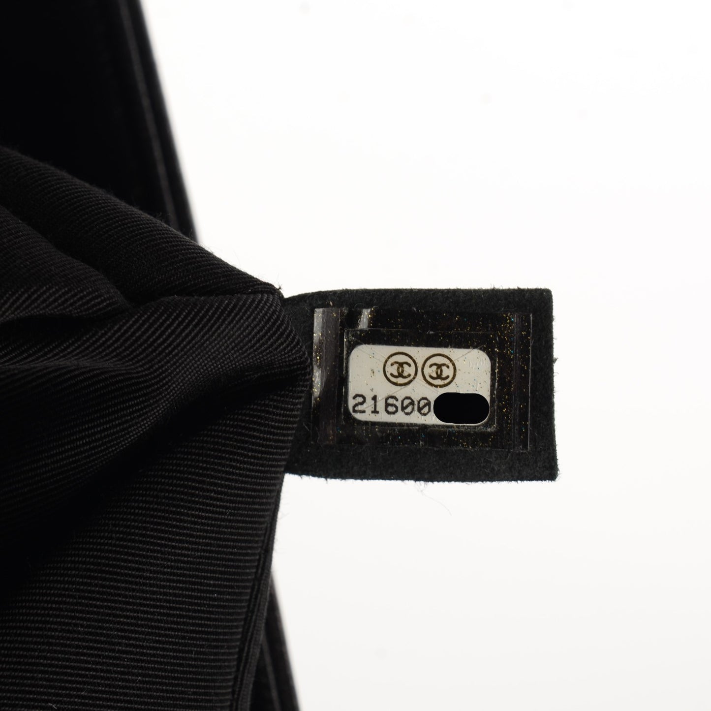 Lambskin Quilted Large Boy Flap Black