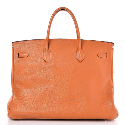 Hermes Taurillon Clemence Birkin 40 Orange 4 of 39