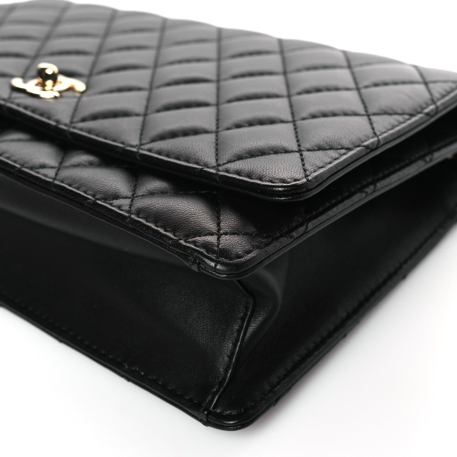 Chanel Lambskin Quilted Fantasy Pearl Flap Black 9 of 10