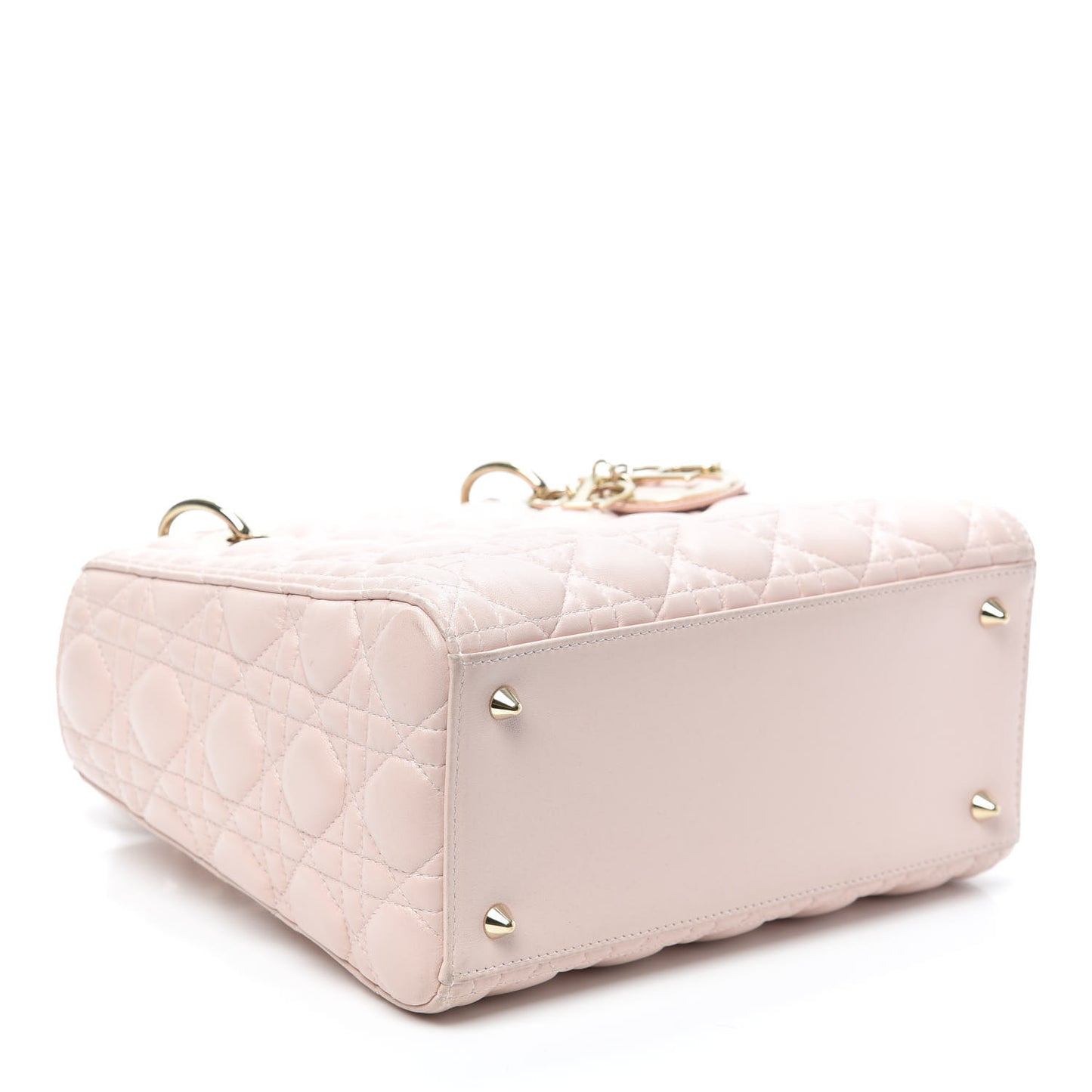 Lambskin Cannage Medium Lady Dior Light Pink