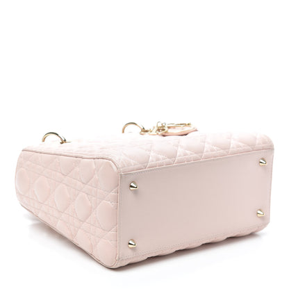 Christian Dior Lambskin Cannage Medium Lady Dior Light Pink 4 of 9
