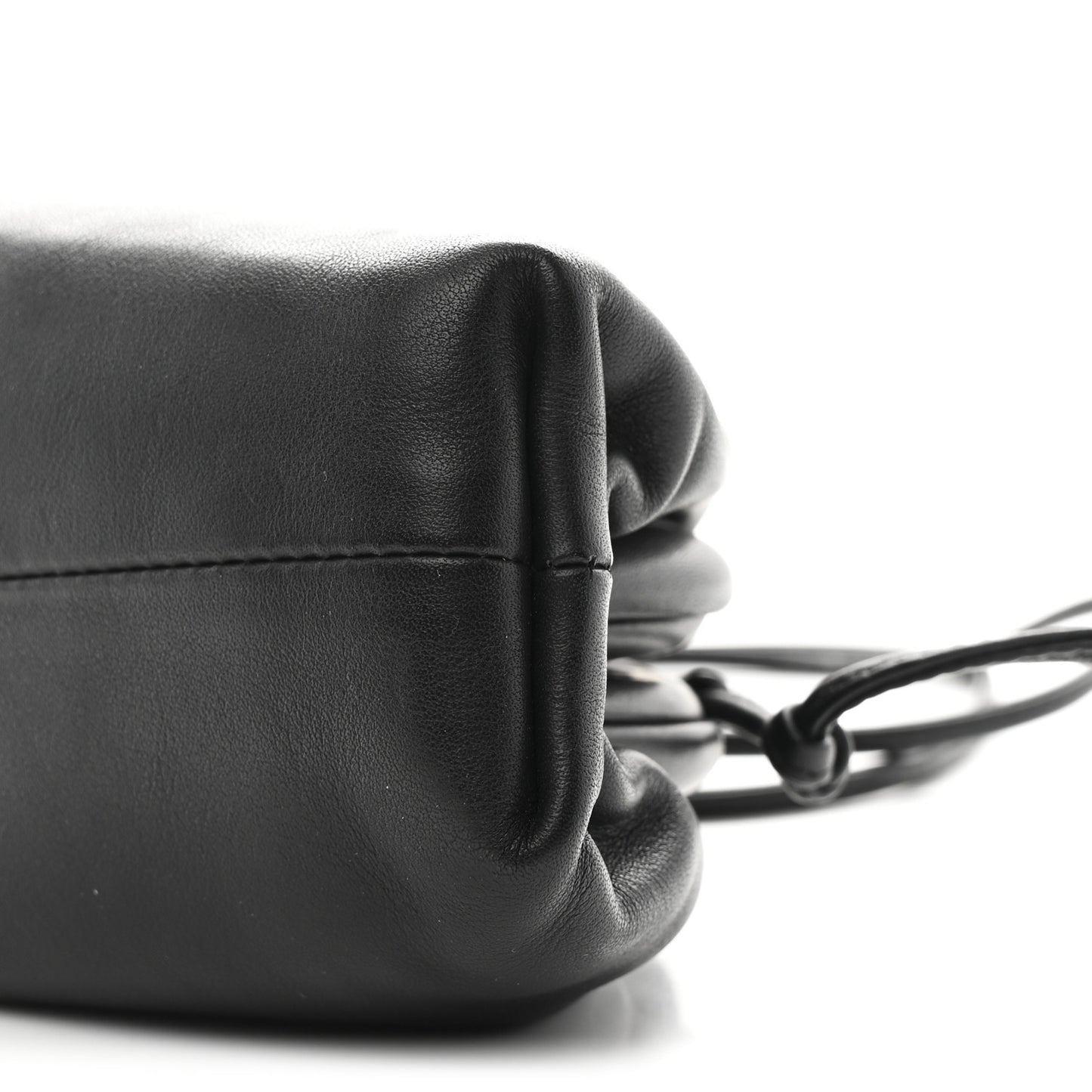 Butter Calfskin The Mini Pouch Black