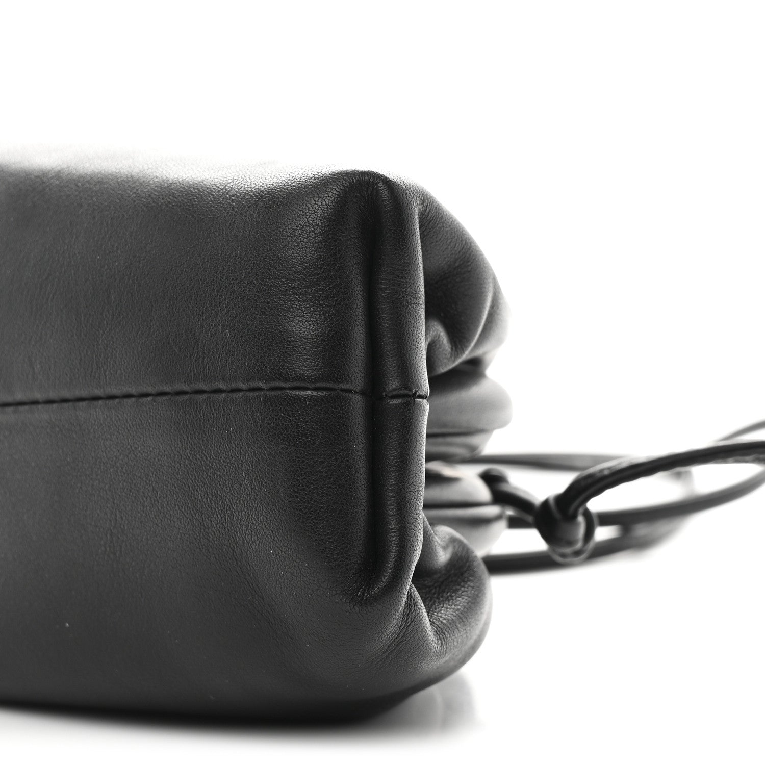 Bottega Veneta Butter Calfskin The Mini Pouch Black 10 of 10