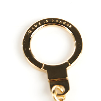 Louis Vuitton Metal Pochette Extender Key Ring Chain Gold 4 of 5