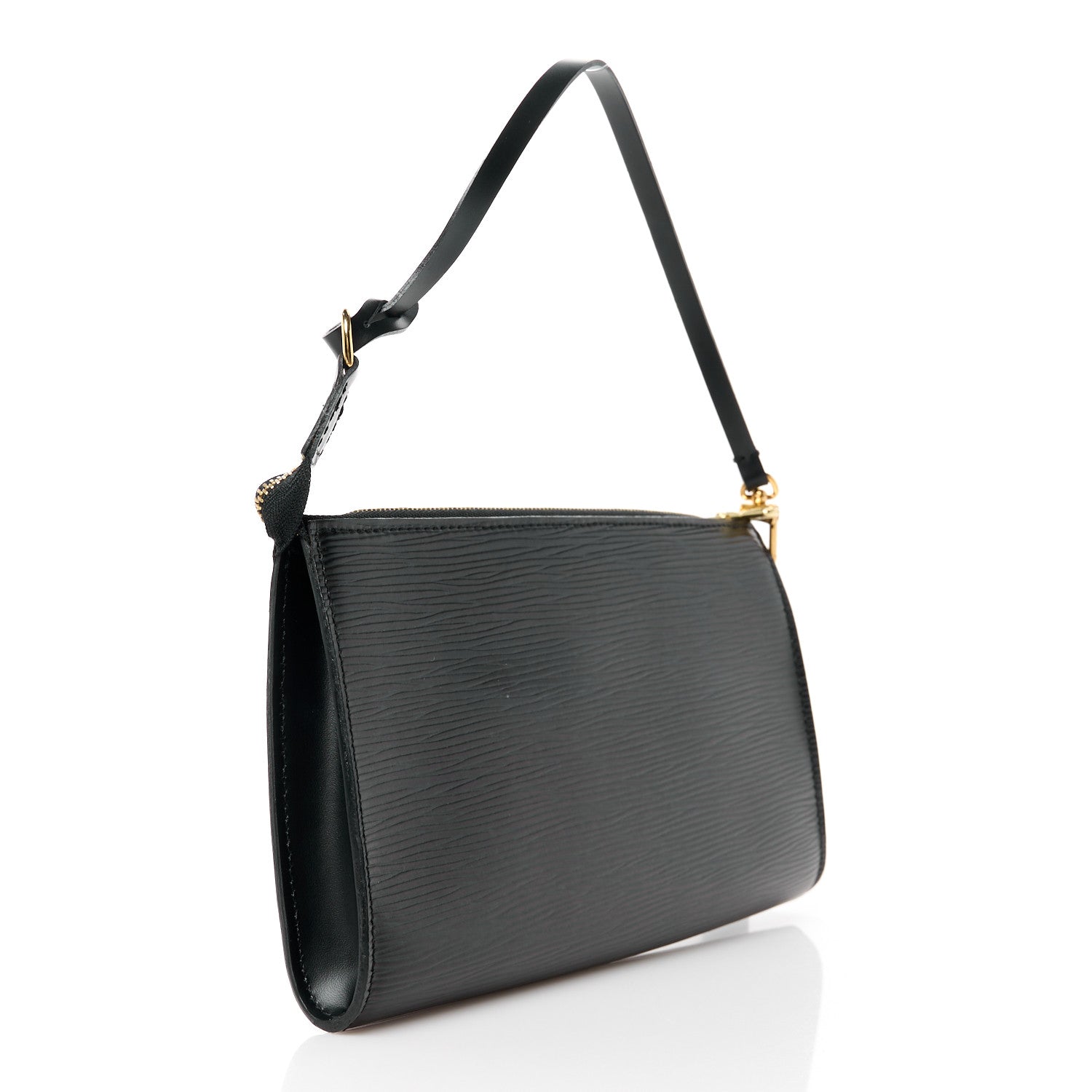 Louis Vuitton Epi Pochette Accessories 24 Black 3 of 12