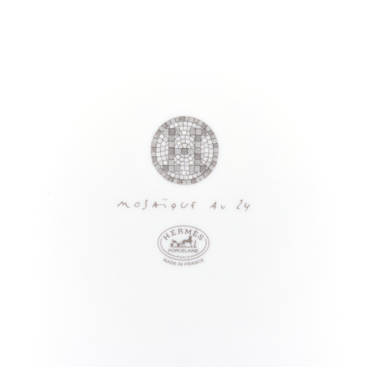 Porcelain Mosaique Au 24 Sushi Plate Platine