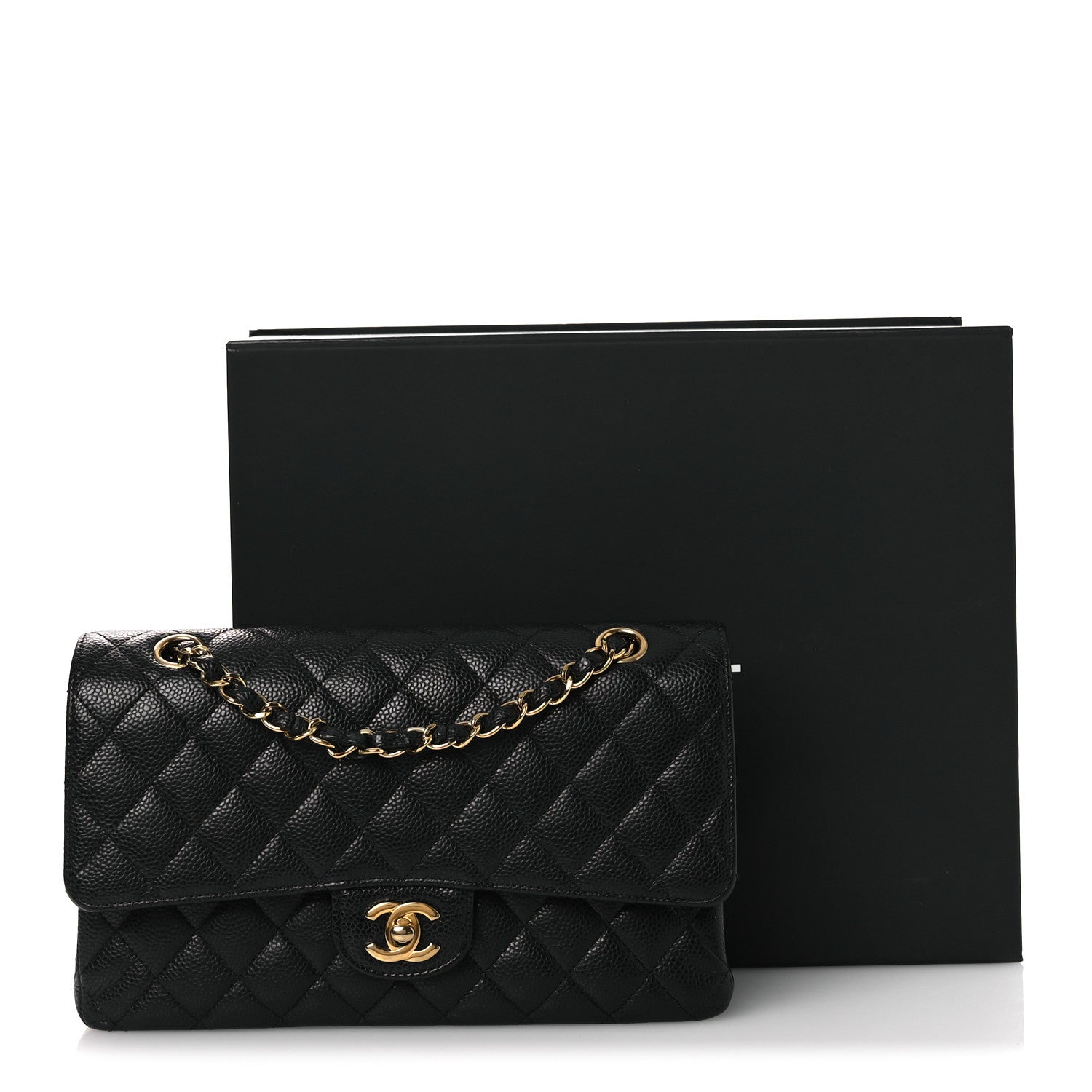 Chanel Caviar Quilted Medium Double Flap Black 15 of 15