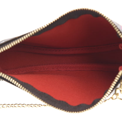 Louis Vuitton Monogram 2020 Christmas Animation Bumper Cars Mini Pochette Accessories Coquelicot 4 of 7