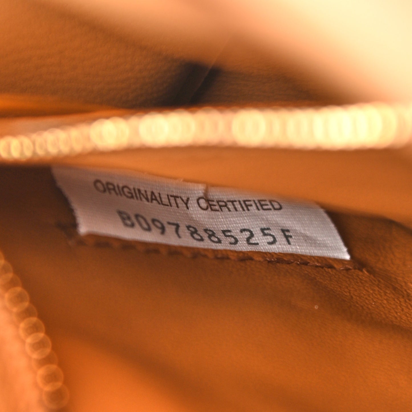 Lambskin Maxi Intreccio Padded Chain Cassette Crossbody Bag Caramel