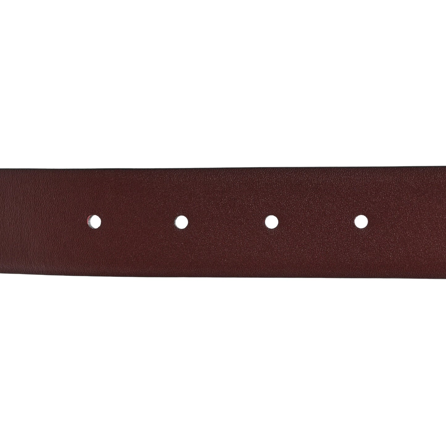 Calfskin Lambskin Metal Chain Reversible Belt 70 28 Black Burgundy