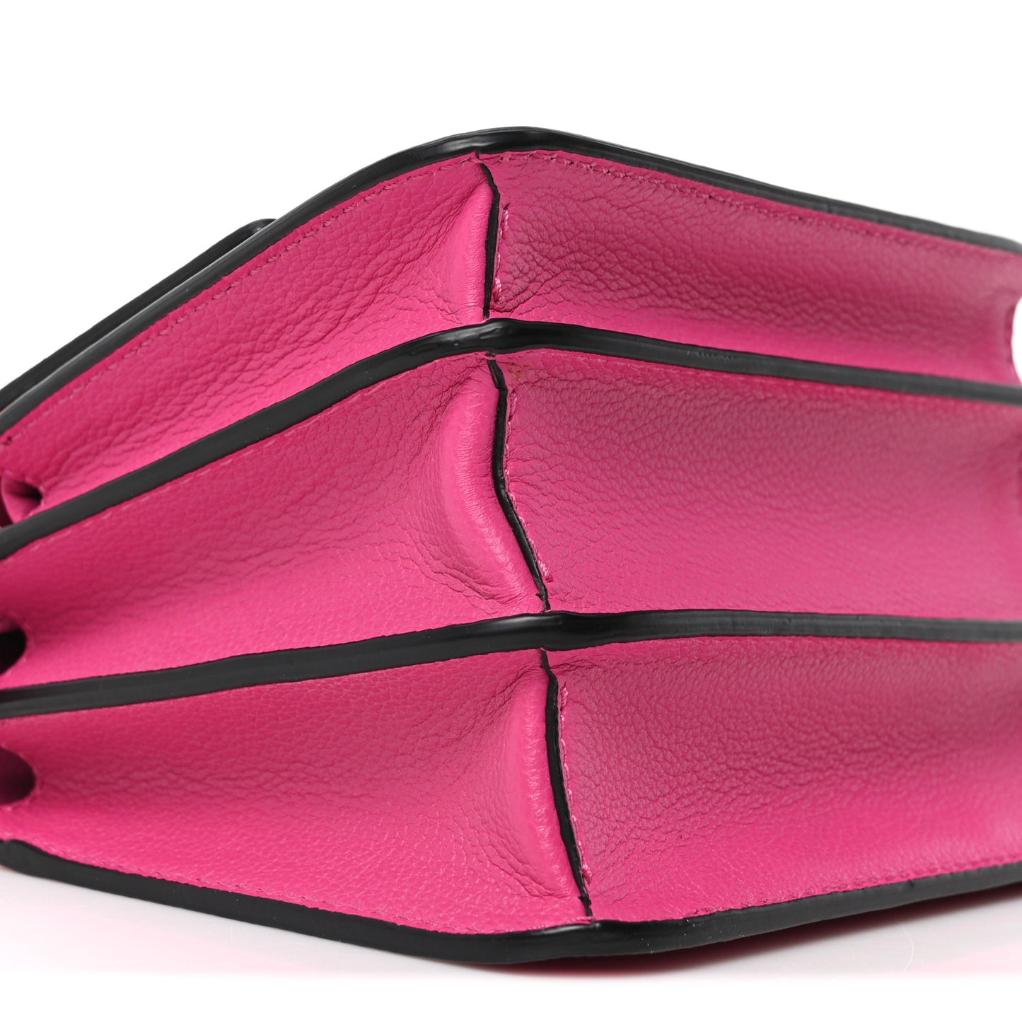 Grained Calfskin La Medusa Shoulder Bag Pink Lilac