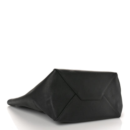 Celine Soft Grained Calfskin Small Belt Cabas Phantom Black 4 of 9