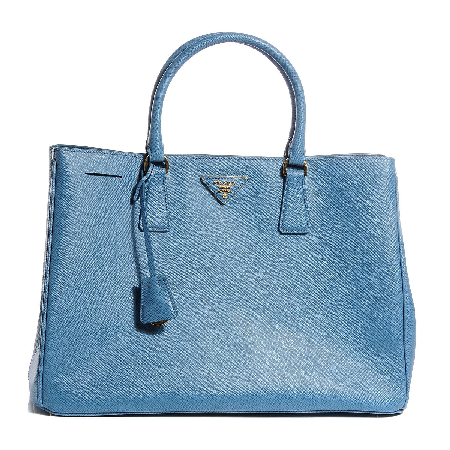 Prada Saffiano Lux Large Tote Aviazione 1 of 11