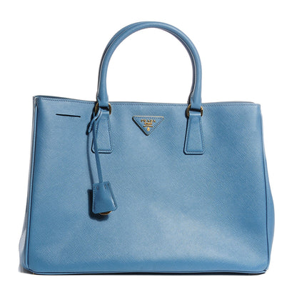 Prada Saffiano Lux Large Tote Aviazione 1 of 11