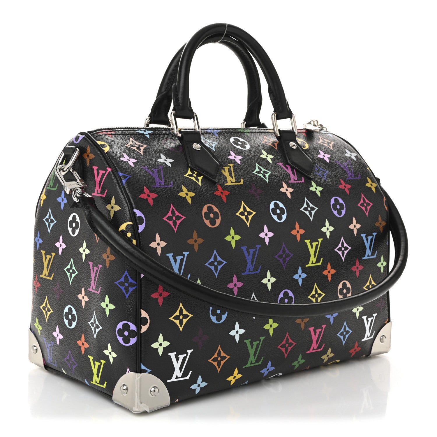 Louis Vuitton LV X TM Monogram Multicolor Speedy Soft 30 Black